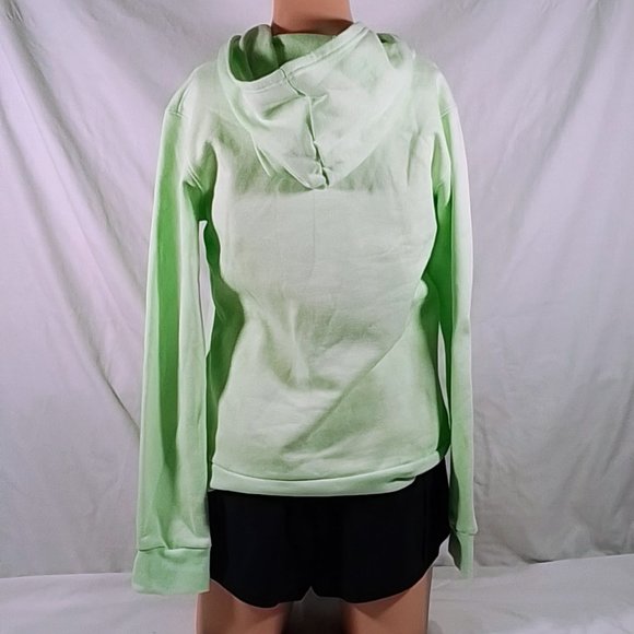 Under Armour Boys' Project Rock Rival Fleece Hoodie-Various Sizes-Phos Green-NWT - Picture 3 of 4